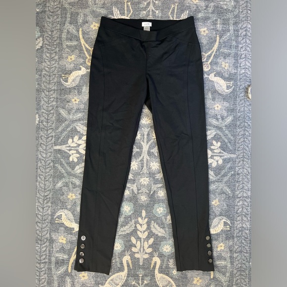 Caché black legging pants with button details - Picture 1 of 4